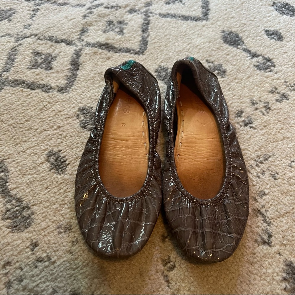 Tieks Crocodile Flats